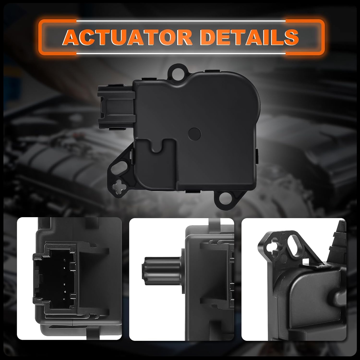 604-234 HVAC Blend Door Actuator Compatible with Ford Explorer 2011-2019, for Lincoln MKS 2011-2016, for Ford Taurus 2011-2019, Replaces#AA5Z19E616B, AA5Z-19E616-C