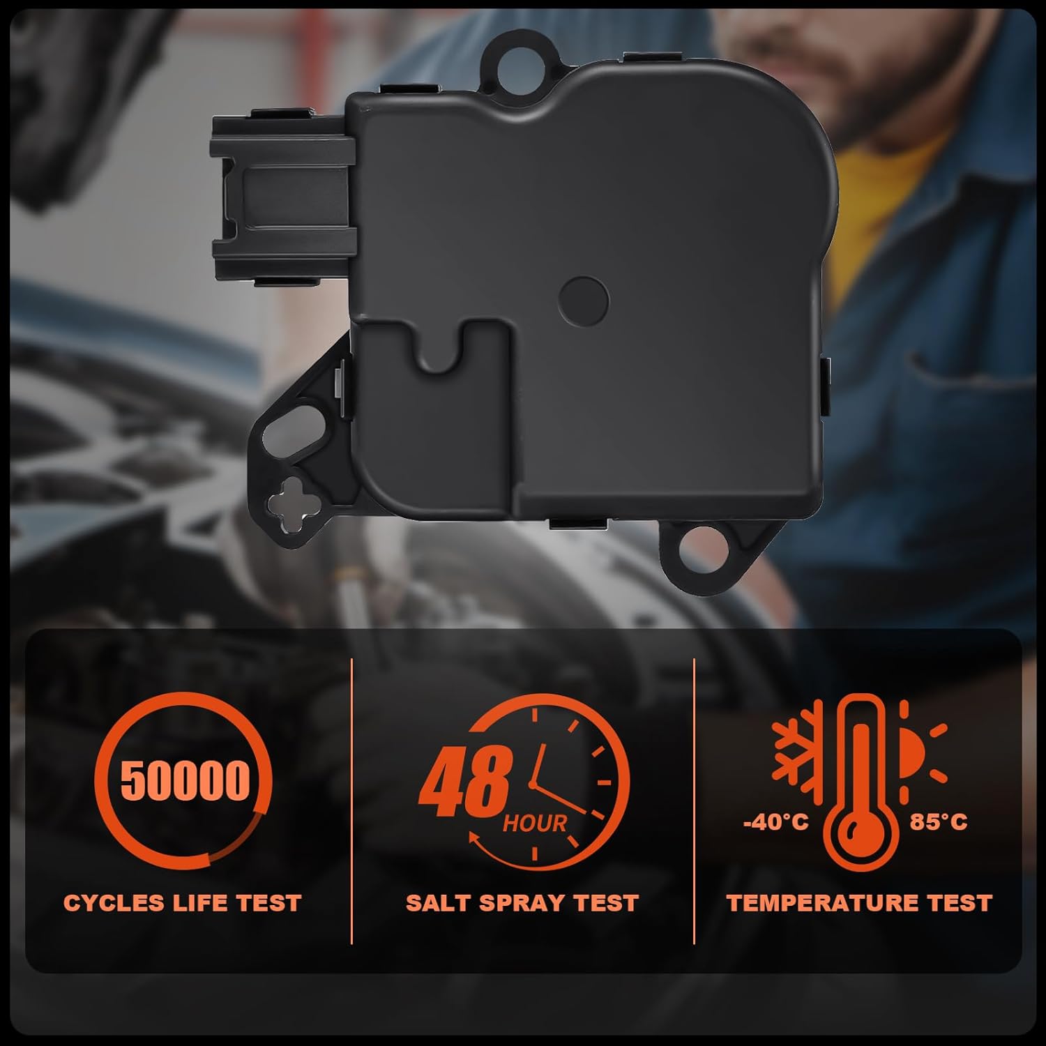 604-234 HVAC Blend Door Actuator Compatible with Ford Explorer 2011-2019, for Lincoln MKS 2011-2016, for Ford Taurus 2011-2019, Replaces#AA5Z19E616B, AA5Z-19E616-C