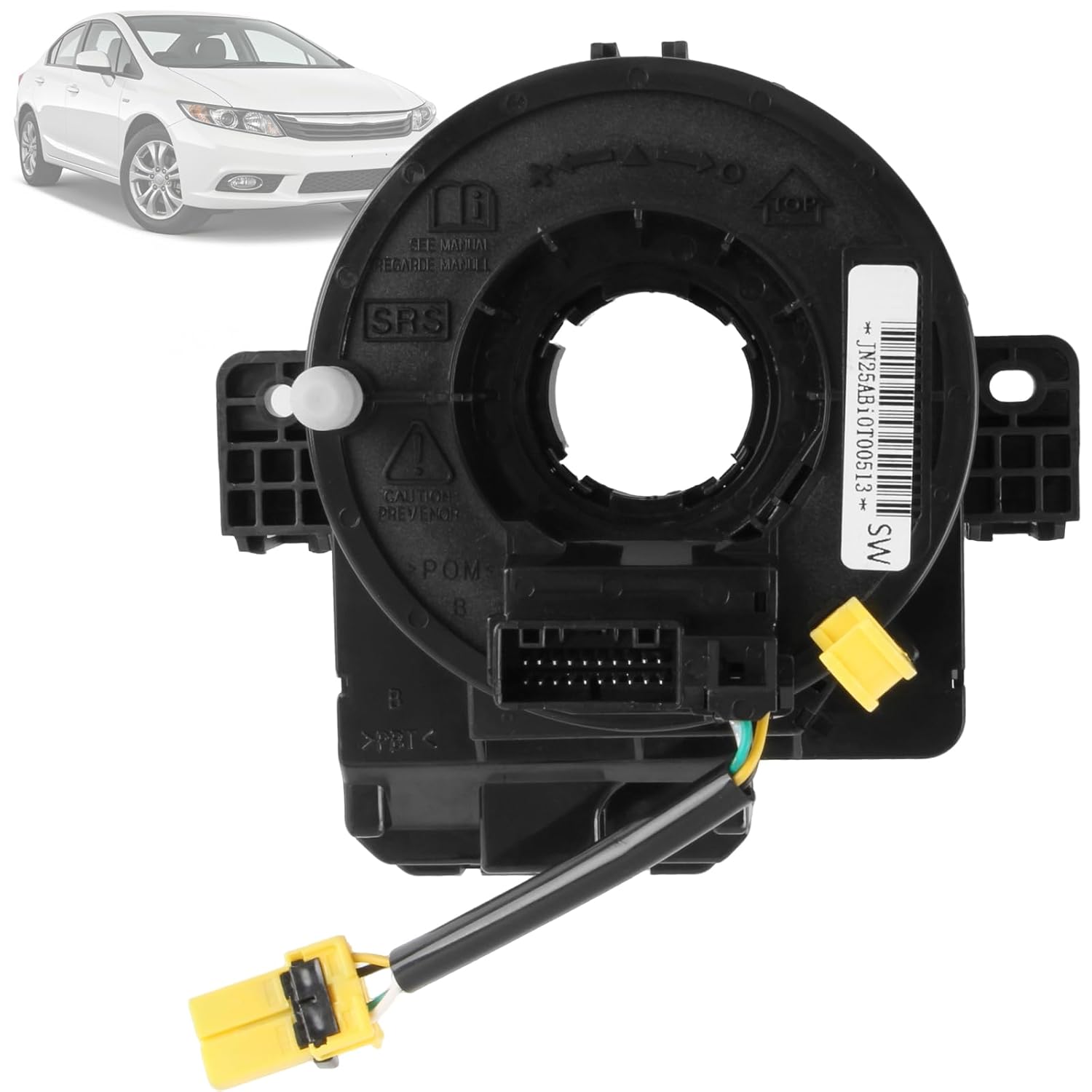 Wire Harnesses Replacement with Angle Sensor for Dodge Avenger 2007-2014, for Caliber 2007-2012, for Jeep Wrangler JK 2007-2018, for Patriot MK/Compass MK 2007-2017, Replace 5156106AA-AG Series