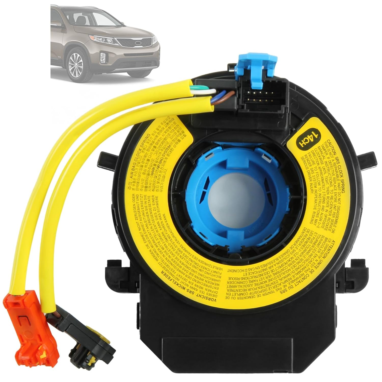 Wire Harnesses Replacement with Angle Sensor for Dodge Avenger 2007-2014, for Caliber 2007-2012, for Jeep Wrangler JK 2007-2018, for Patriot MK/Compass MK 2007-2017, Replace 5156106AA-AG Series