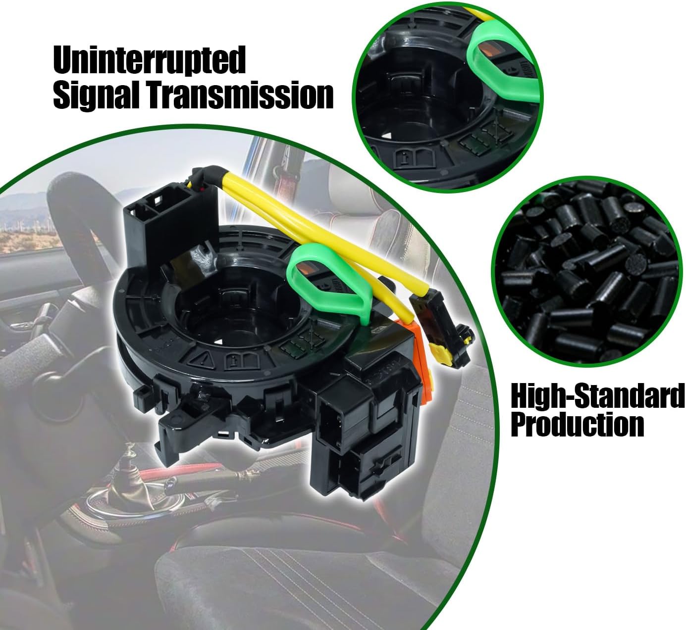 83196-FJ010 Steering Wheel Spiral Cable Wire Fits Subaru Outback/Legacy 2013-2021 Forester 2014-2018 Crosstrek/Impreza 2013-2021 WRX 2015-2020 Ascent 2019-2021 BRZ 2017-2020 Replace FJ030