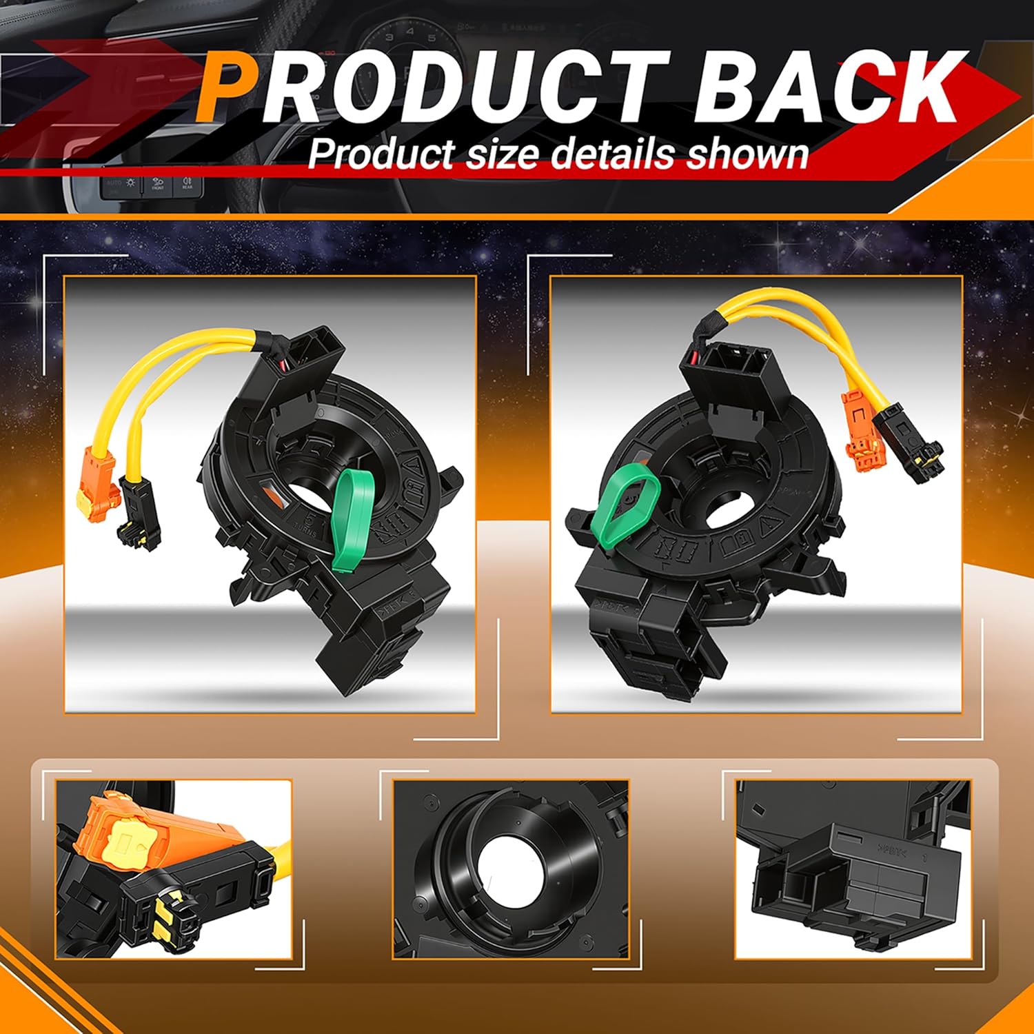 83196-FJ030 Replacement 𝐂𝐥𝐨𝐜𝐤 𝐒𝐩𝐫𝐢𝐧𝐠 for Subaru Outback/Legacy 2013-2020,Forester 2014-2018,Crosstrek 2013-2020, WRX 2015-2020, #83196-FJ010 84306-50210,𝟐 𝐘𝐞𝐚𝐫 𝐖𝐚𝐫𝐫𝐚𝐧𝐭𝐲