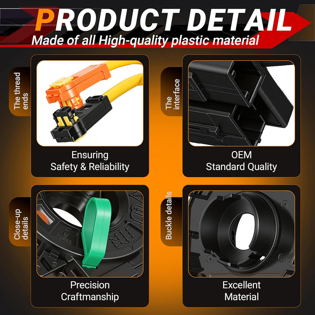 83196-FJ030 Replacement 𝐂𝐥𝐨𝐜𝐤 𝐒𝐩𝐫𝐢𝐧𝐠 for Subaru Outback/Legacy 2013-2020,Forester 2014-2018,Crosstrek 2013-2020, WRX 2015-2020, #83196-FJ010 84306-50210,𝟐 𝐘𝐞𝐚𝐫 𝐖𝐚𝐫𝐫𝐚𝐧𝐭𝐲