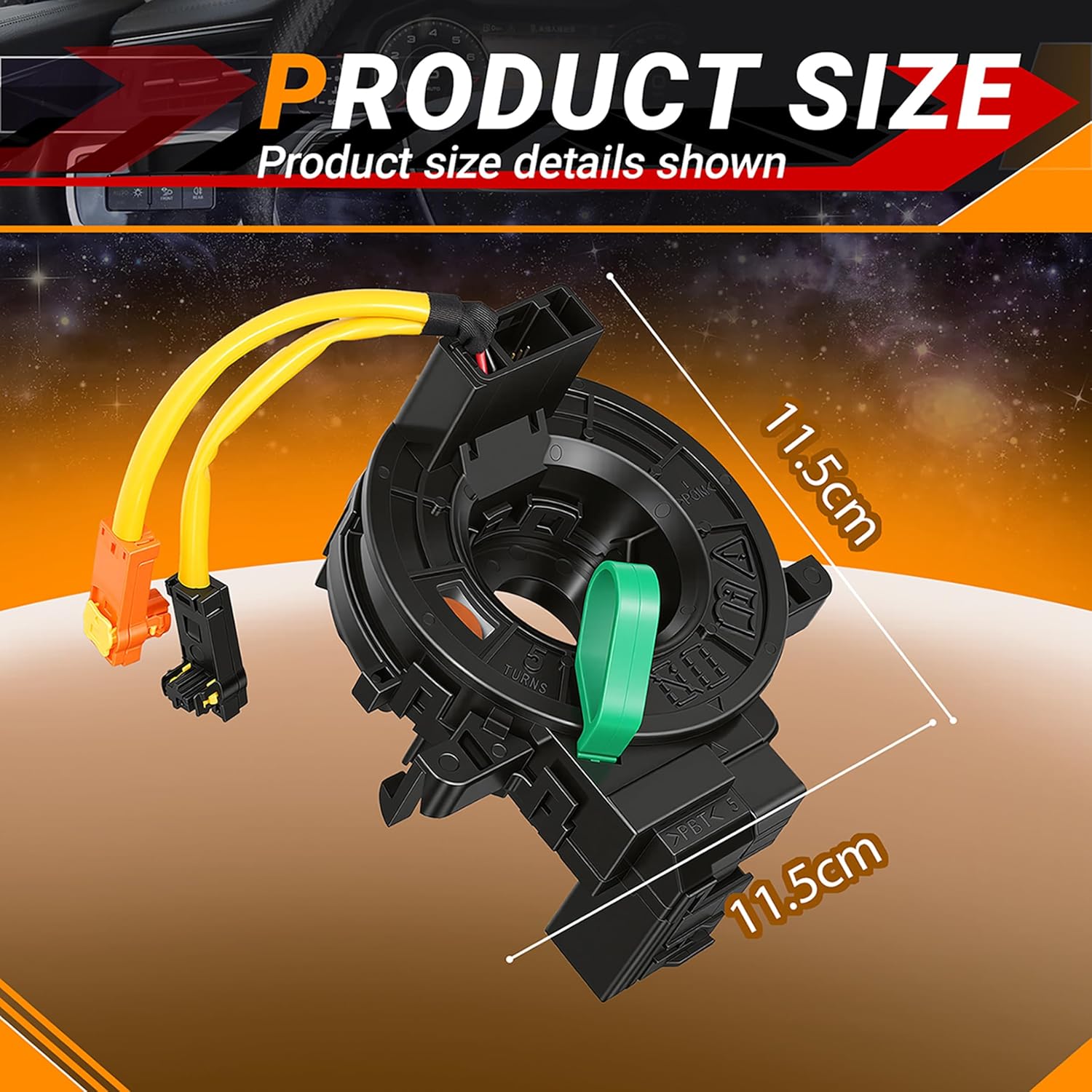 83196-FJ030 Replacement 𝐂𝐥𝐨𝐜𝐤 𝐒𝐩𝐫𝐢𝐧𝐠 for Subaru Outback/Legacy 2013-2020,Forester 2014-2018,Crosstrek 2013-2020, WRX 2015-2020, #83196-FJ010 84306-50210,𝟐 𝐘𝐞𝐚𝐫 𝐖𝐚𝐫𝐫𝐚𝐧𝐭𝐲