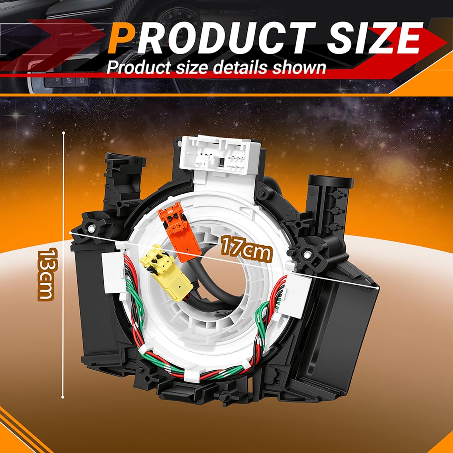 25567-ET025 Replacement 𝐂𝐥𝐨𝐜𝐤 𝐒𝐩𝐫𝐢𝐧𝐠 Wire for Nissan Titan 2004-2015,Rogue 2007-2015,Versa/Sentra 2007-2012,Murano 2003-2007,Maxima/Quest/350Z 2004-2009# B5567-CB66A 25567-5X00A